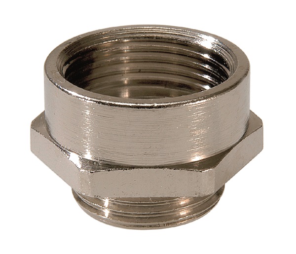 "AMMN 25 - 3/4"" Brass Nickel plated adaptor"