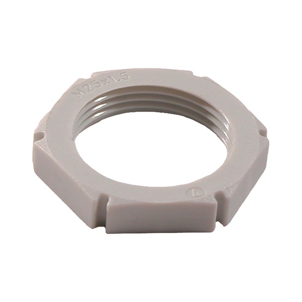 EMUF 63 63mm Grey flame retardant lock nut