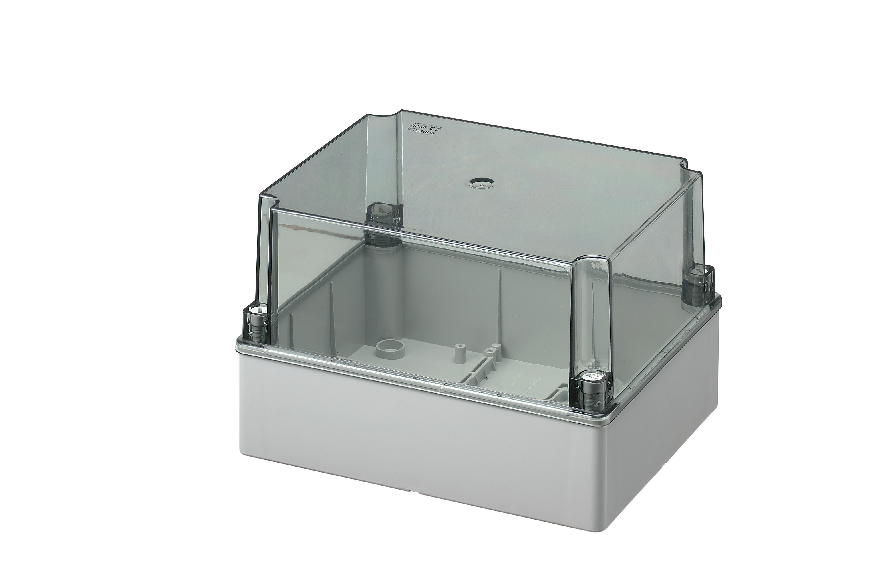 CLDLWIB12 IP56 240 x 190 x 160mm Grey ABS box with clear lid [8]