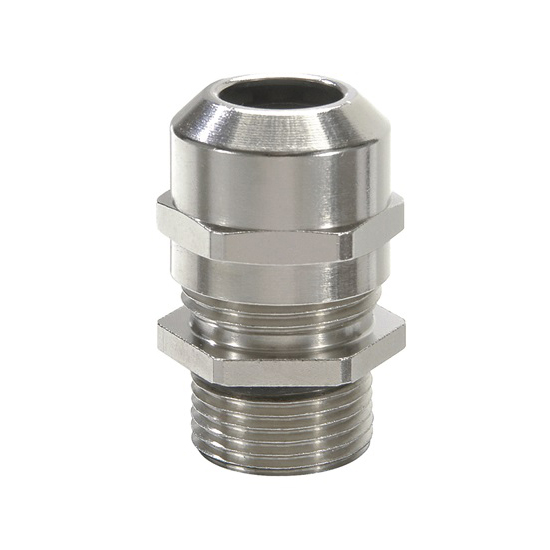 EMSKV-L 63/15 LT IP68 Brass nickel plated c/w silicone gasket