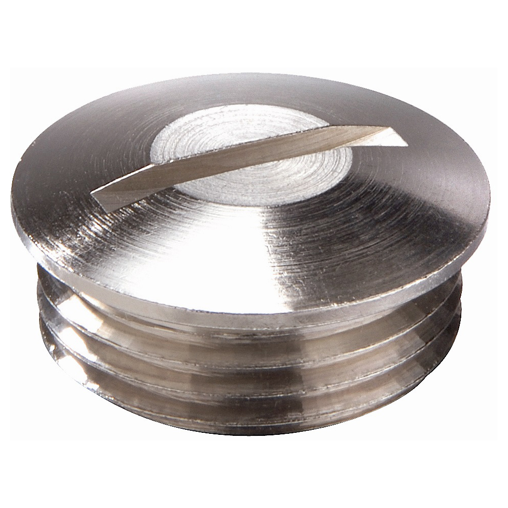 EMVS M63 Nickel plated stop end